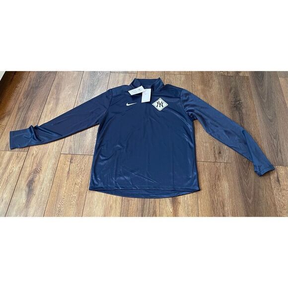 NY Yankees Nike Dri-Fit Half Zip Women’s Large - Picture 2 of 4